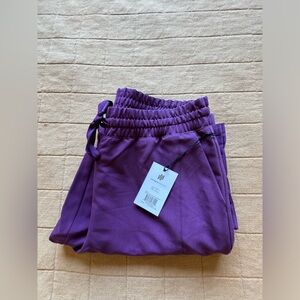JAANUU Payla Scrub Pant in Dark Amethyst Size Large